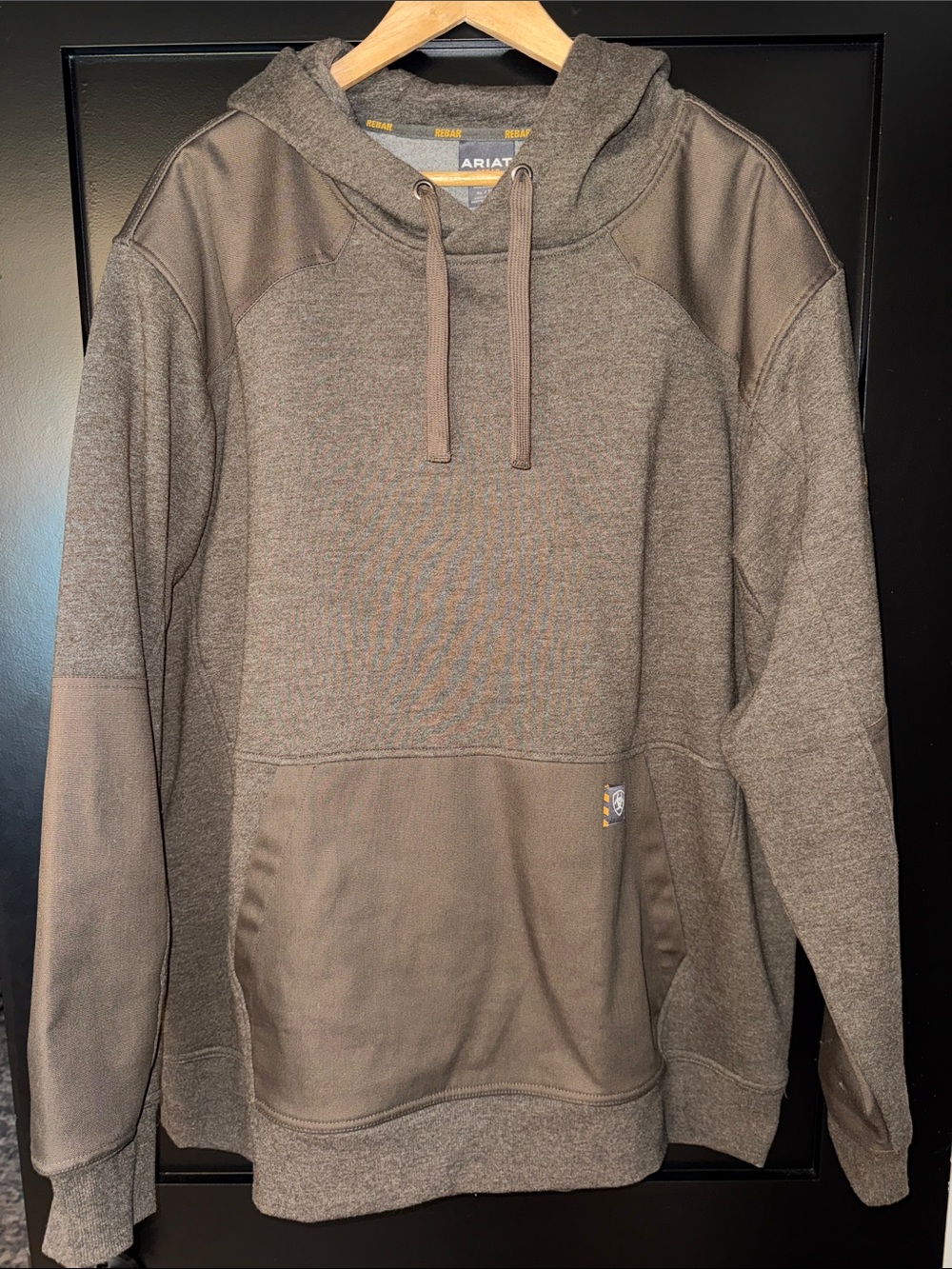 Ariat Men's Rebar Workman DuraCanvas Hoodie Brown